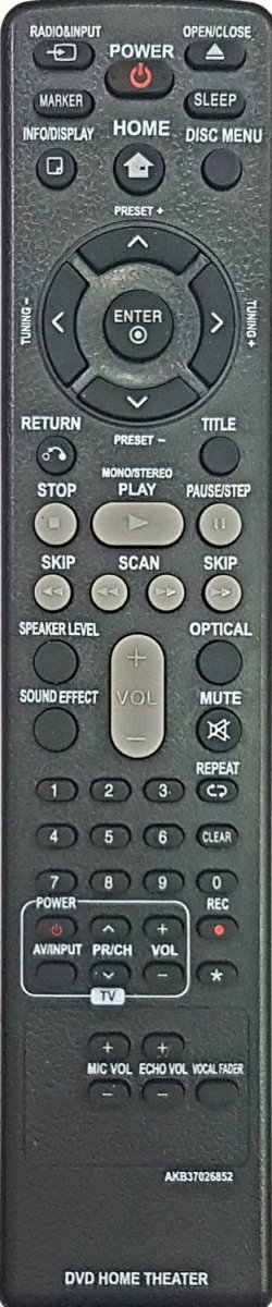 Пульт ДУ для LG AKB 37026852 Домашний кинотеатр