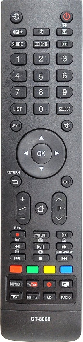 Пульт ДУ для Toshiba CT-8068