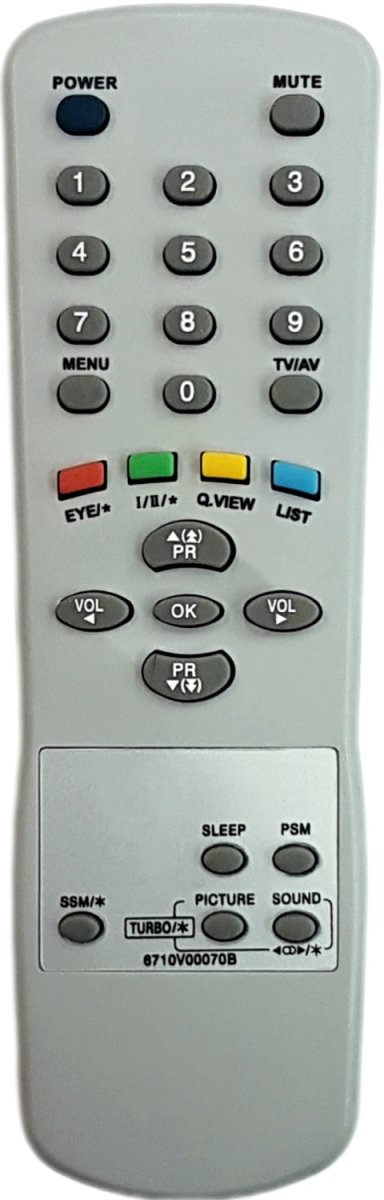 Пульт ДУ для LG 6710V00070B