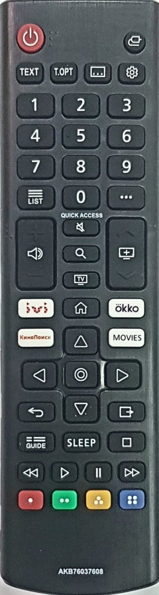 Пульт ДУ для LG AKB 76037608