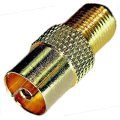 Переходник гн.F-гн.TV GOLD REXANT