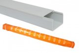 TDM кабель-канал 40х25 белый 2м (в уп. 50м, цена за 1м) (50!) SQ0402-0009