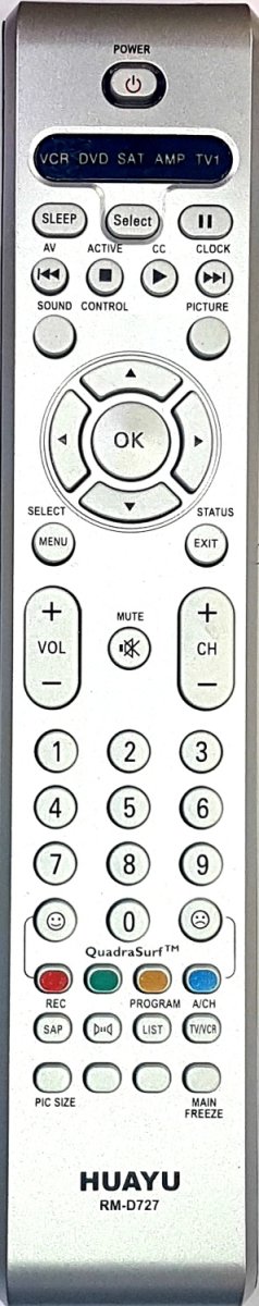 Пульт ДУ Huayu для Philips RM-D727
