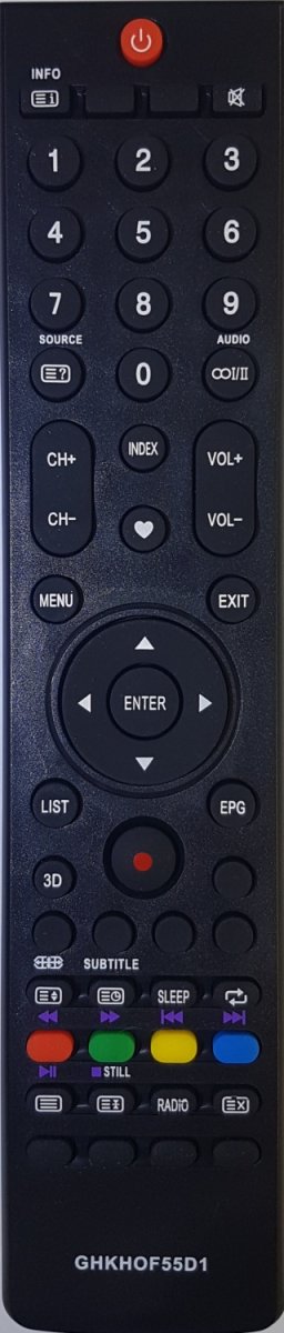 Пульт ДУ для Changhong HOF-55D1 3D LCD